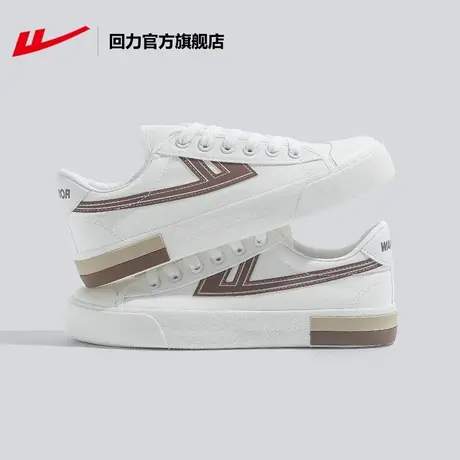 回力官方旗舰店帆布鞋女款2023春季休闲板鞋ins潮流百搭港味复古商品大图