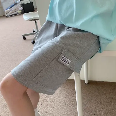 工装裤子女夏季薄款宽松小个子高腰直筒显瘦休闲阔腿运动裤潮ins商品大图