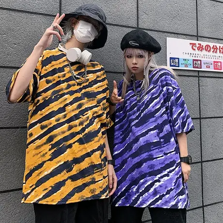 2023年春夏季新款设计感小众半袖上衣服情侣女装宽松ins潮短袖t恤商品大图