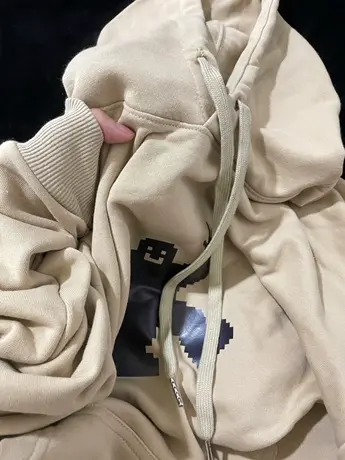 连帽hiphop卫衣女复古美式春秋款oversize宽松慵懒风外套ins超火商品大图