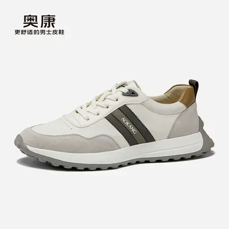 奥康男鞋秋季新款潮流时尚休闲鞋男软底舒适百搭鞋EVA大底鞋商品大图