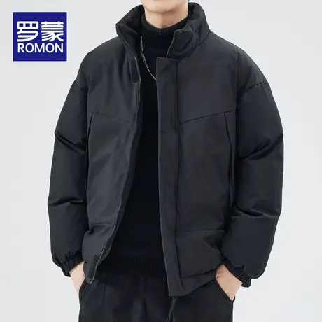 罗蒙羽绒棉服男款冬季2025新款加厚保暖棉衣宽松棉袄夹克男士外套图片