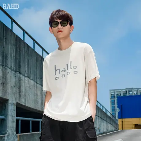 Radiohead短袖t恤男宽松体恤衫美式休闲汗衫2024夏季新款潮牌上衣商品大图