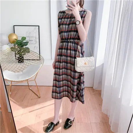 高级感泰式连衣裙子女云南旅游穿搭三亚海边度假沙滩吊带长裙夏季图片