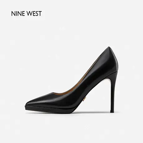Nine West/玖熙高跟鞋2023新款性感气质细跟尖头浅口单鞋女超高跟商品大图