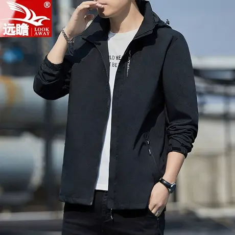 男士冲锋衣2023秋季新款潮牌运动休闲夹克衫青年百搭防风外套男款商品大图