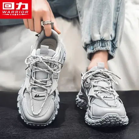 回力老爹男鞋夏季2025新款网面轮胎休闲运动跑步鞋潮牌初中生潮鞋图片