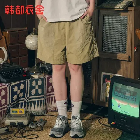 韩都衣舍2024春装新款男装五分休闲短裤五分裤NZZ0829图片
