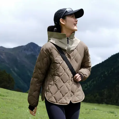 【交个朋友退换货】波司登2024新款短款轻暖便携三防轻薄羽绒服图片