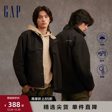 Gap男装秋冬季新款LOGO防风雨立领夹克外套户外休闲上衣769911图片