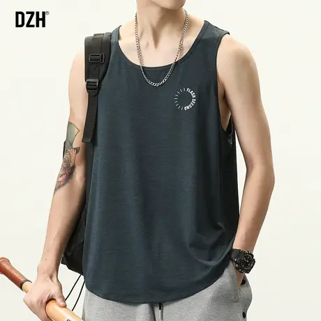 男生弹力篮球背心男运动外穿休闲吸汗打底无袖T恤健身坎肩夏季潮商品大图