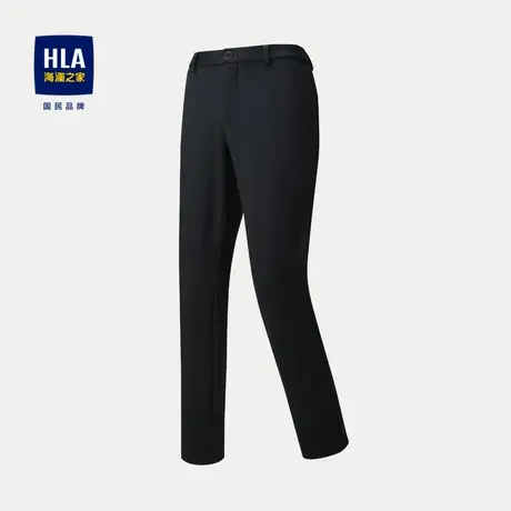 HLA/海澜之家舒适弹力休闲裤2023秋季新款柔软亲肤中腰裤子男商品大图