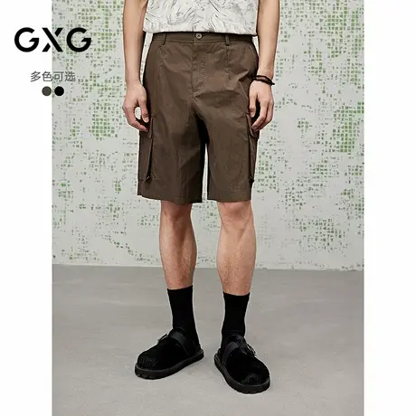 [商场同款]GXG男装 休闲短裤工装户外五分裤25夏新品G25X222028图片