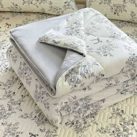 恒源祥冰沁丝语凉感夏被单人双人空调被可机洗薄被芯夏季床上用品商品大图