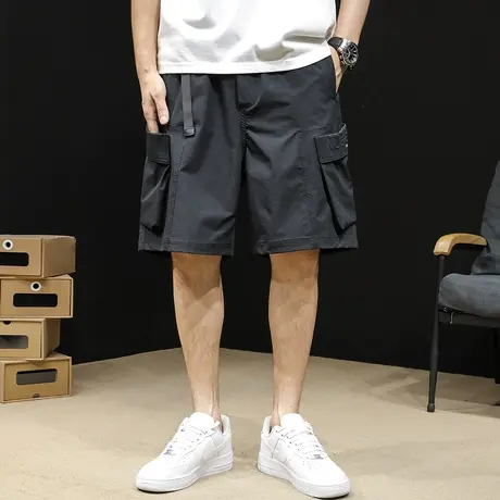 速干多袋工装短裤男士五分裤夏季潮牌5分男裤宽松大码裤子24新款商品大图