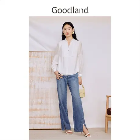 【百亿补贴官方直播】音儿美地女装新款牛仔裤商品大图