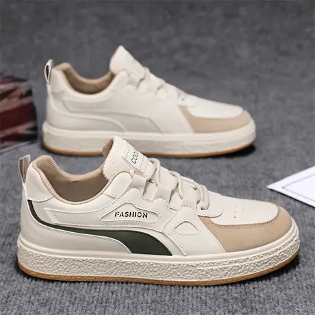 男鞋2024新款春夏季韩版潮流百搭休闲运动板鞋男士防滑上班工作鞋商品大图