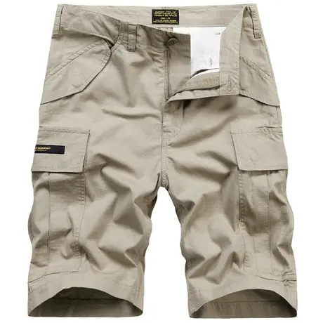 VIP夏季休闲短裤男士韩版五分裤纯棉马裤宽松中裤工装七分裤潮牌商品大图