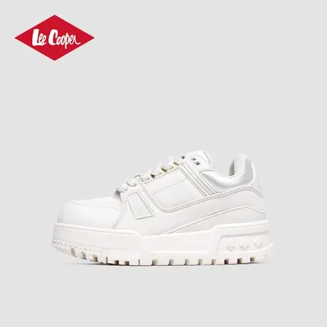 Lee Cooper2025春季新款板鞋女运动休闲鞋厚底增高学院风低帮女鞋商品大图