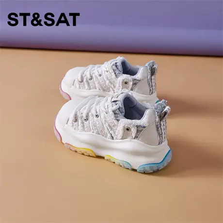 星期六老爹鞋女2025夏季新款女款女鞋鞋子爆款轻便软底超轻运动鞋商品大图