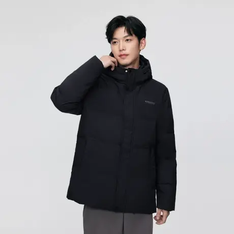 【交个朋友退换货】波司登2024冬季男经典短款加厚连帽羽绒服图片