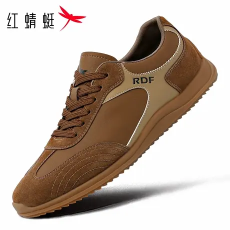 红蜻蜓男鞋春季新款鞋子男士休闲运动德训鞋男阿甘旅游鞋软底平底商品大图