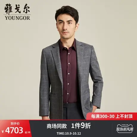 【商场同款】雅戈尔男士西服秋冬新款官方商务休闲男士单西S3970商品大图