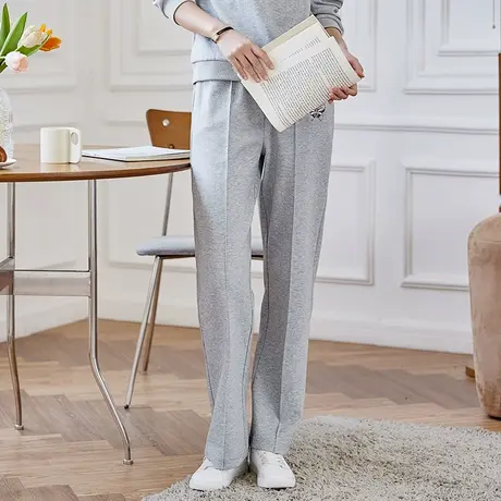 艾路丝婷松紧腰抽绳休闲裤女20223年秋季新款商品大图