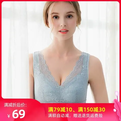 内衣女无钢圈薄款胸罩全罩杯大码文胸罩胖mm聚拢美背显瘦大胸显小商品大图