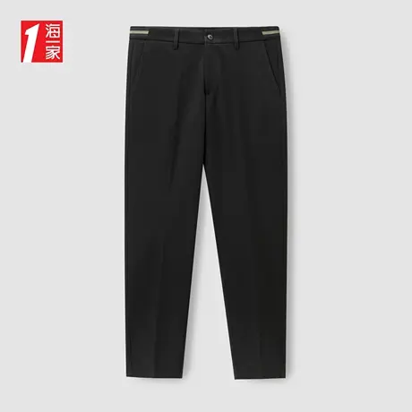 海一家直筒九分裤2023秋季新款商务休闲舒适简约青年男士西裤商品大图