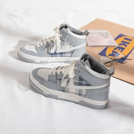 高帮日系板鞋女2021冬季新款德训学生ulzzang百搭平底ins潮运动鞋图片