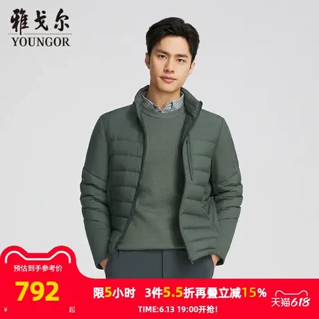 【商场同款】雅戈尔男士羽绒服春季新款官方商务休闲保暖羽绒服男商品大图