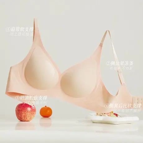 Vineco/维妮芳油胶软支撑深V透气聚拢内衣004商品大图