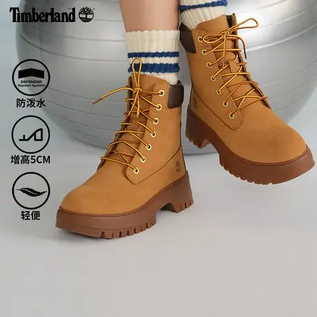 Timberland添柏岚官方踢不烂女黄靴厚底增高防泼水轻便偏小A6GCF图片