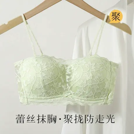 梦芭蒂小胸聚拢抹胸内衣女舒适有型无肩带防滑不掉薄款美背文胸罩商品大图