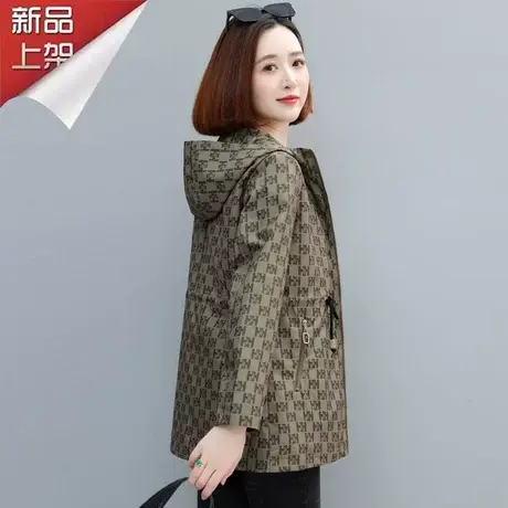 恋上17号休闲外套女秋季2023新款爆款秋装风衣女士中长款大码春秋图片