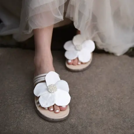 Artmu阿木花朵平底凉鞋2023年女新款两穿波西米亚沙滩鞋拖鞋外穿商品大图