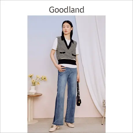 【百亿补贴官方直播】音儿美地女装新款牛仔裤商品大图