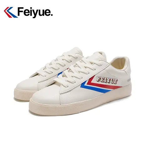 feiyue/飞跃复古百搭休闲鞋女生2024春季款低帮透气舒适运动板鞋商品大图