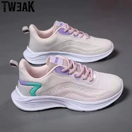 TWEAK春季新款女鞋透气中老年健步鞋防滑软底休闲妈妈鞋运动鞋女图片