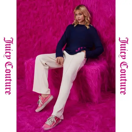 Juicy Couture橘滋23新款logo金丝绣女式休闲裤商品大图
