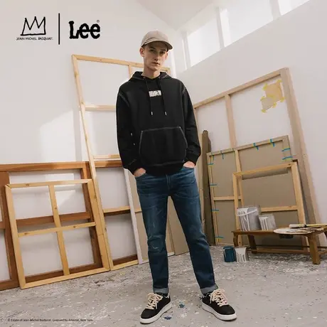 Lee商场同款731舒适中腰锥形深蓝男牛仔裤LMB2417313XA00FA05206图片