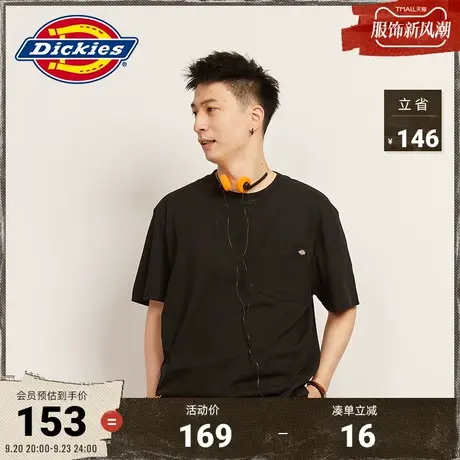 Dickies商场同款 春夏 工装风 短袖T恤 休闲运动上衣商品大图