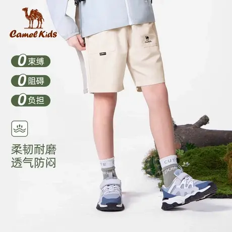 骆驼男童裤子童装短裤2025年夏季新款儿童休闲中裤夏装薄款运动裤商品大图