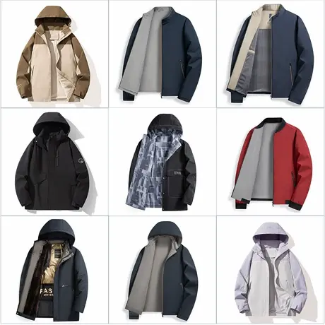 【秋冬外套合集】罗蒙男士冲锋夹克衣服2025秋季新款保暖羽绒服z商品大图