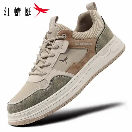 红蜻蜓冬季新款男鞋平底鞋子户外运动休闲板鞋男英伦春季单鞋品牌商品大图