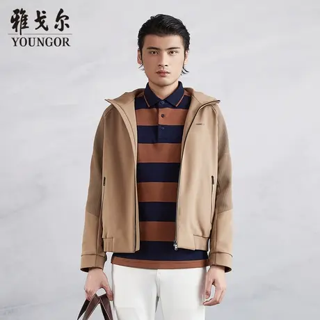 雅戈尔奥莱 商场同款男士夹克秋冬新款官方商务休闲夹克外套商品大图