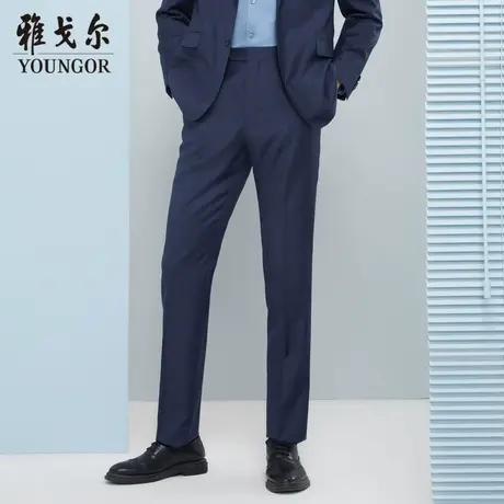 雅戈尔奥莱 商场同款男士西服秋季新款官方羊毛桑蚕丝抗皱西装男商品大图