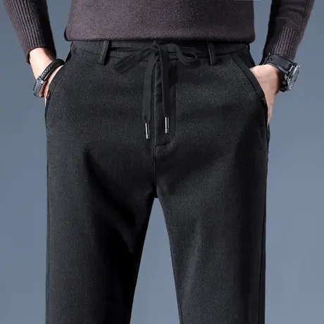 秋冬款弹力商务休闲裤男士直筒宽松正装西裤春季西装裤子男裤春装商品大图