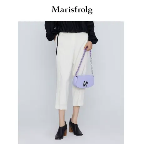 【美利奴羊毛】玛丝菲尔春季新款休闲西装裤商品大图